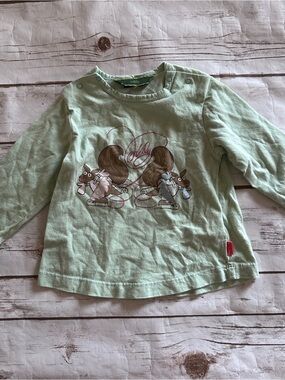 Oilily squirrel Green top